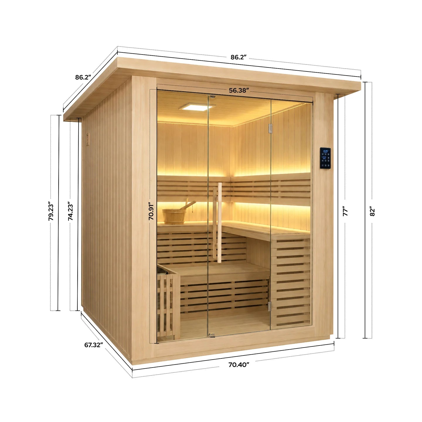 Revive 4-Person Traditional Sauna
