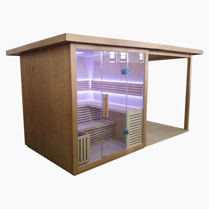 Revive 4-Person Traditional Sauna with Extension Kit
