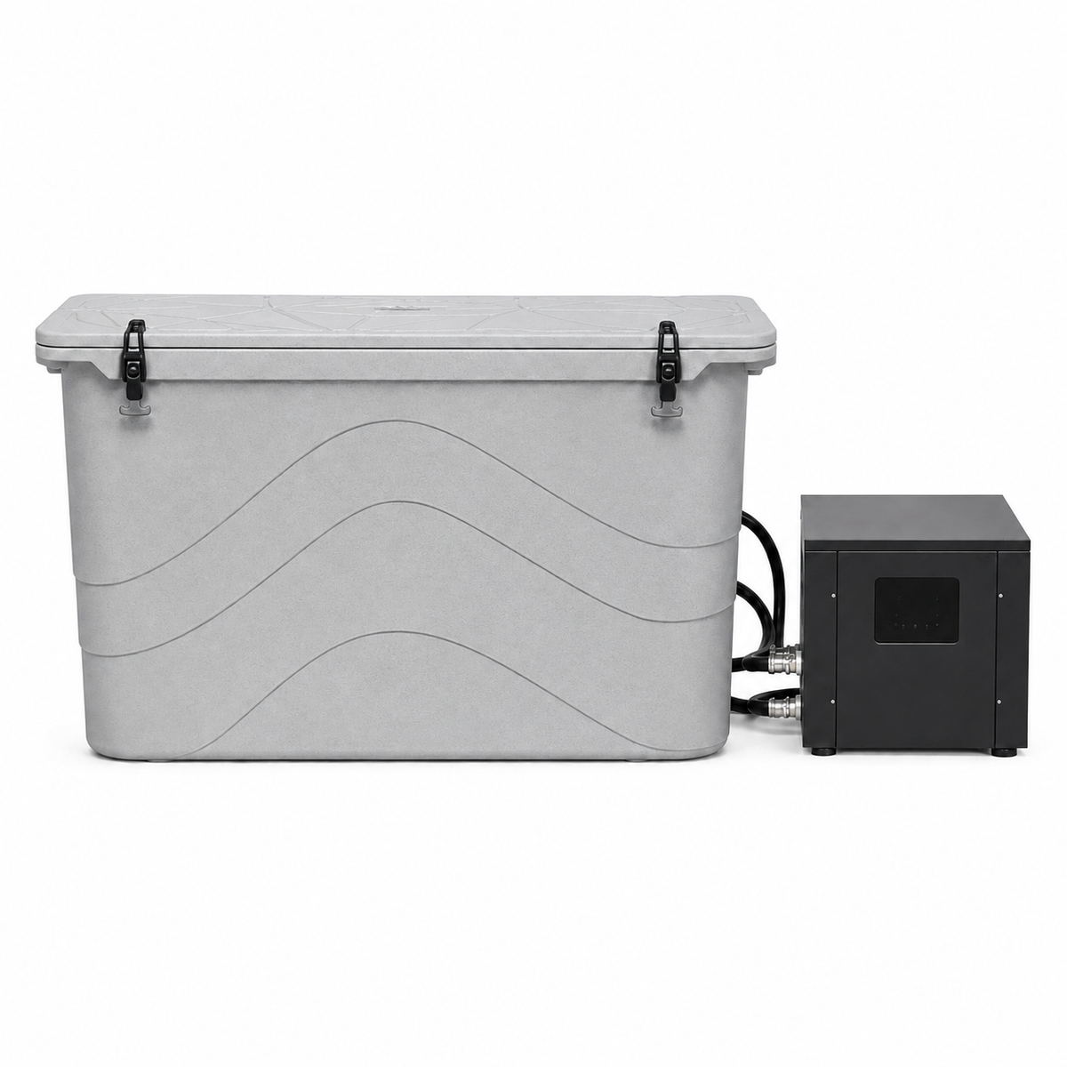 Frozin Complete Cold Plunge System – Grey Granite