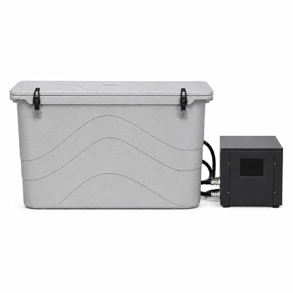 Frozin Complete Cold Plunge System – Grey Granite