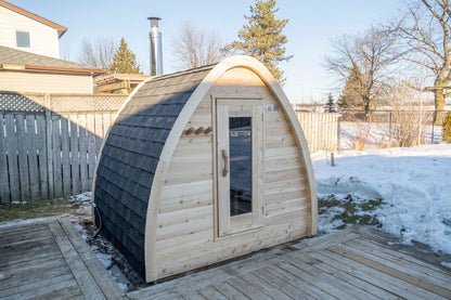 Leisurecraft CT MiniPOD 4-Person Outdoor Sauna