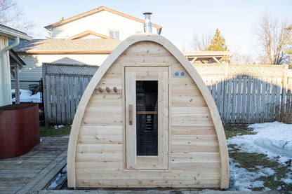 Leisurecraft CT MiniPOD 4-Person Outdoor Sauna