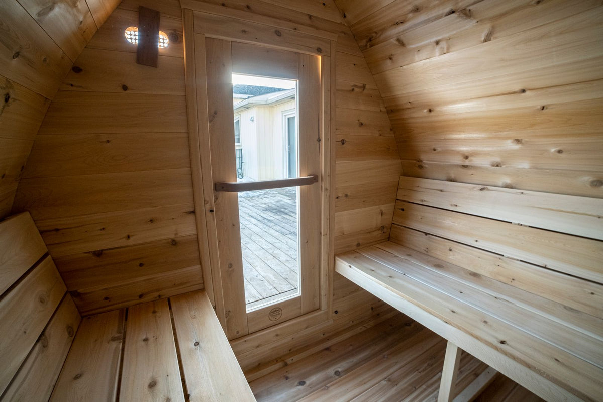 Leisurecraft CT MiniPOD 4-Person Outdoor Sauna