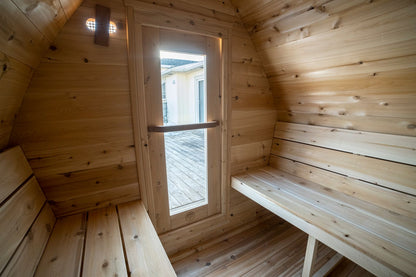 Leisurecraft CT MiniPOD 4-Person Outdoor Sauna