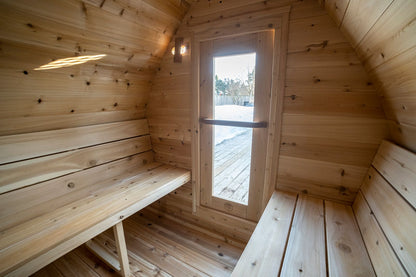 Leisurecraft CT MiniPOD 4-Person Outdoor Sauna