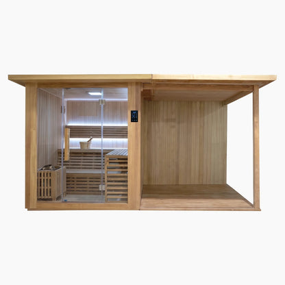 Revive 4-Person Traditional Sauna with Extension Kit
