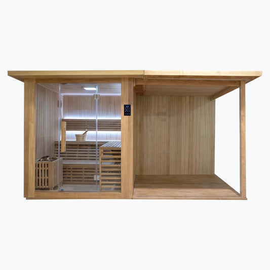Revive 4-Person Traditional Sauna with Extension Kit