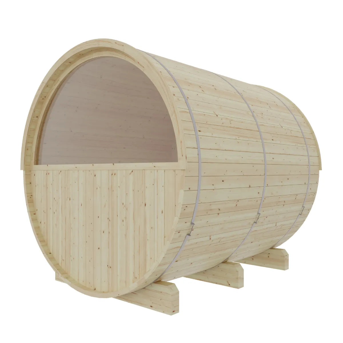 Vassa 6-Person Barrel Sauna with WiFi Heater
