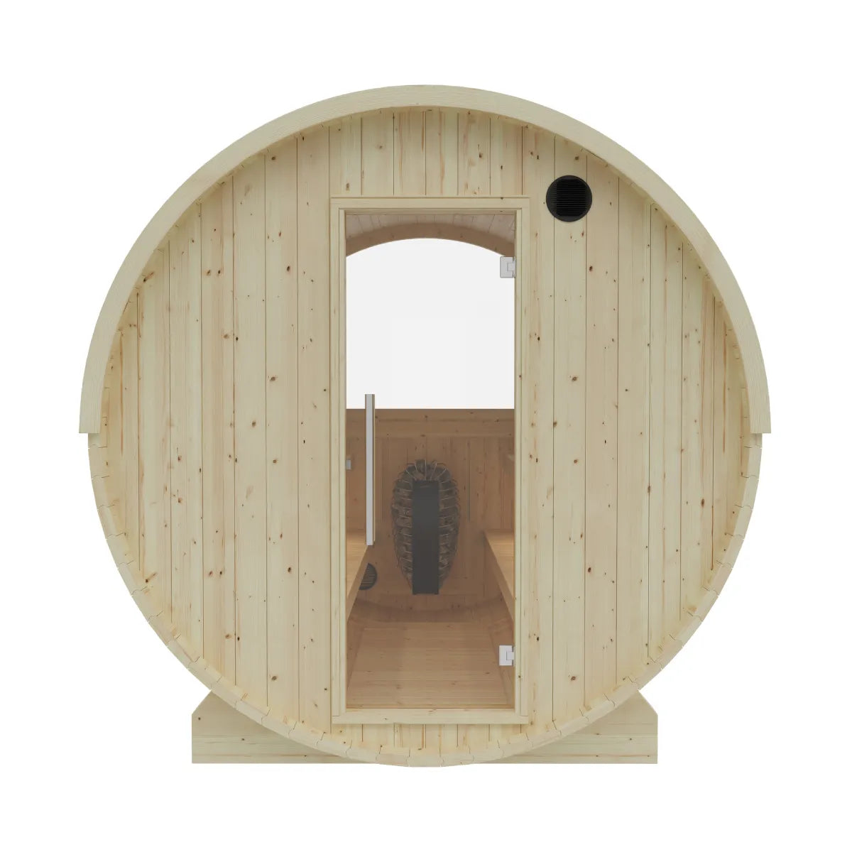 Vassa 6-Person Barrel Sauna with WiFi Heater