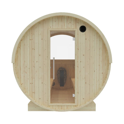Vassa 6-Person Barrel Sauna with WiFi Heater
