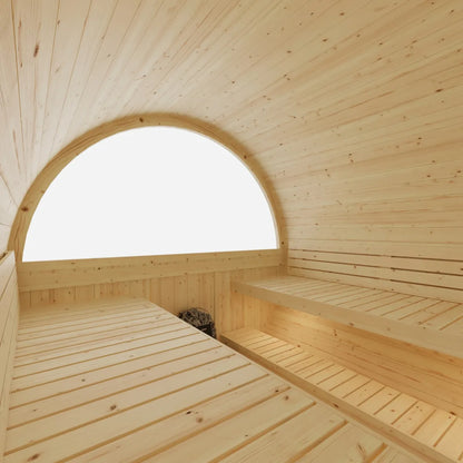 Vassa 6-Person Barrel Sauna with WiFi Heater