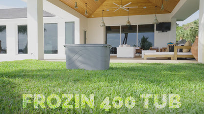 Frozin Complete Cold Plunge System – Grey Granite
