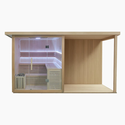 Revive 4-Person Traditional Sauna with Extension Kit